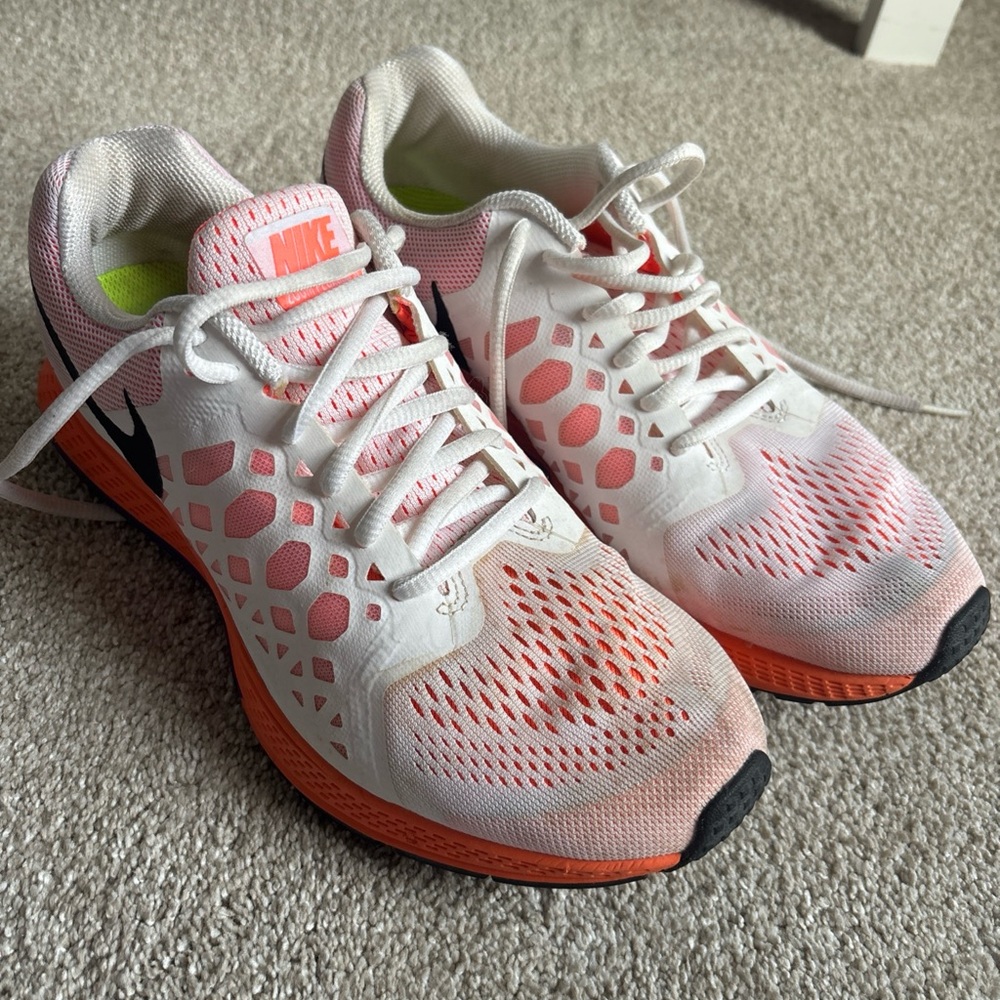 Nike Zoom Pegasus 31 Running Shoes Women's Sz 9 Athletic Sneakers Orange White